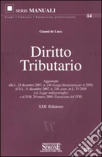 Diritto tributario libro