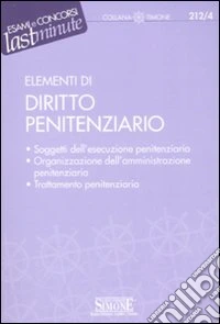 Elementi di diritto penitenziario libro