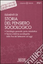 Elementi di storia del pensiero sociologico