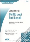 Compendio di diritto degli enti locali libro