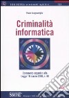 Criminalità informatica libro