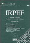 IRPEF. Nozioni essenziali. Principale normativa di riferimento libro