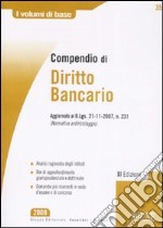 Compendio di diritto bancario libro