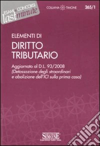 Elementi di diritto tributario libro