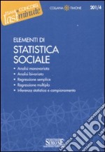 Elementi di statistica sociale libro