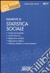 Elementi di statistica sociale libro