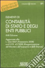 Elementi di contabilità di Stato e degli enti pubblici libro