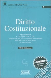 Diritto costituzionale libro