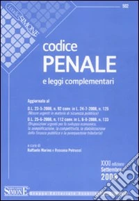 Codice penale e leggi complementari libro