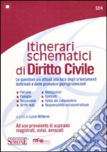 Itinerari schematici di diritto civile. Le questioni più attuali alla luce degli orientamenti dottrinali e delle pronunce giurisprudenziali