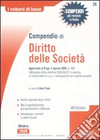 Compendio di diritto delle società libro