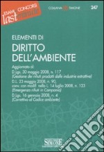 Elementi di diritto dell'ambiente libro