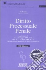 Diritto processuale penale libro