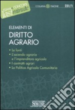 Elementi di diritto agrario libro