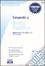 Compendio di diritto pubblico libro