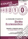 Le domande d'esame di diritto ecclesiastico. Quesiti a risposta aperta per prepararsi alla prova orale libro