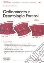 Ordinamento e deontologia forensi libro