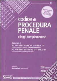 Codice di procedura penale e leggi complementari