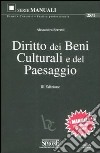 Diritto dei beni culturali e del paesaggio libro