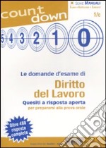 Le domande d'esame di diritto del lavoro. Quesiti a risposta aperta per prepararsi alla prova orale libro