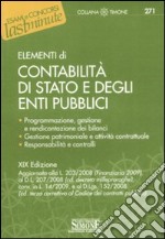 Elementi di contabilità di Stato e degli enti pubblici libro