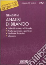 Elementi di analisi di bilancio libro