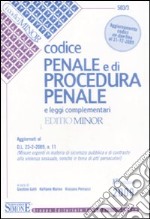 Codice penale e di procedura penale e leggi complementari. Ediz. minore libro