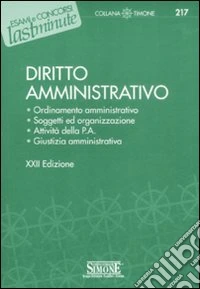 Diritto amministrativo libro