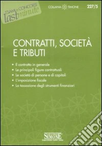 Contratti, società e tributi libro