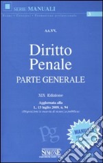 Diritto penale. Parte generale libro