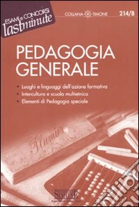 Pedagogia generale libro