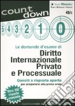 Le domande d'esame di diritto internazionale privato e processuale libro