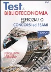 Test di biblioteconomia libro