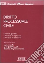 Diritto processuale civile libro