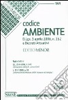 Codice ambiente. Ediz. minore libro