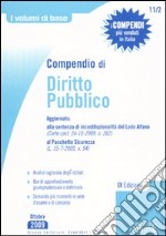 Compendio di diritto pubblico libro