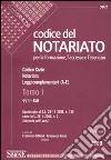 Codice del notariato libro