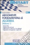 Argomenti fondamentali di algebra (1) libro