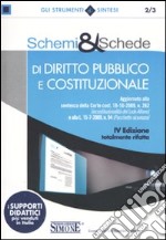 Schemi & schede di diritto pubblico e costituzionale libro