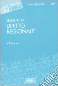 Elementi di diritto regionale libro