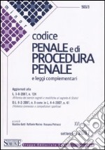 Codice penale e di procedura penale e leggi complementari libro