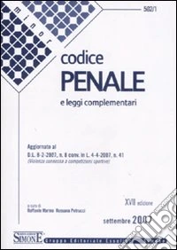 Codice penale e leggi complementari libro