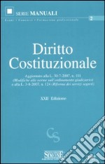 Diritto costituzionale libro