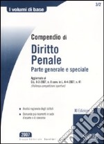 Compendio di diritto penale. Parte generale e speciale libro