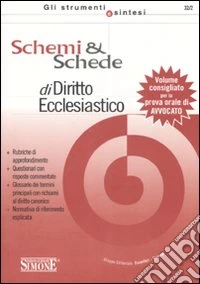 Schemi e schede di diritto ecclesiastico