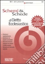 Schemi e schede di diritto ecclesiastico libro