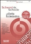 Schemi e schede di diritto ecclesiastico libro