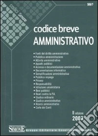 Codice breve amministrativo libro