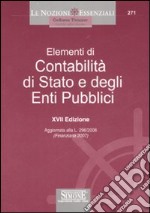 Elementi di contabilità di Stato e degli enti pubblici libro