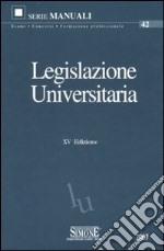 Legislazione universitaria libro